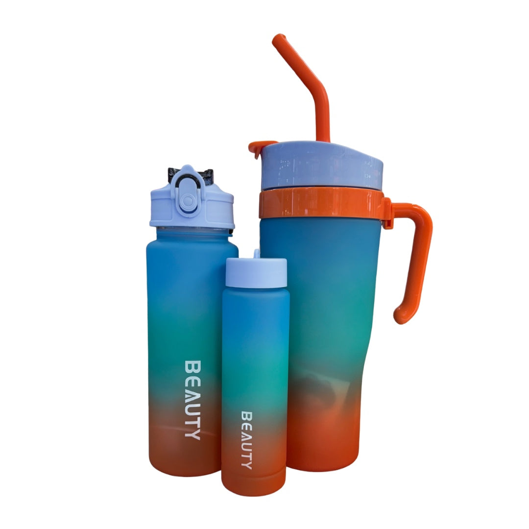 Pack de 3 botellas con pitillo 🔥