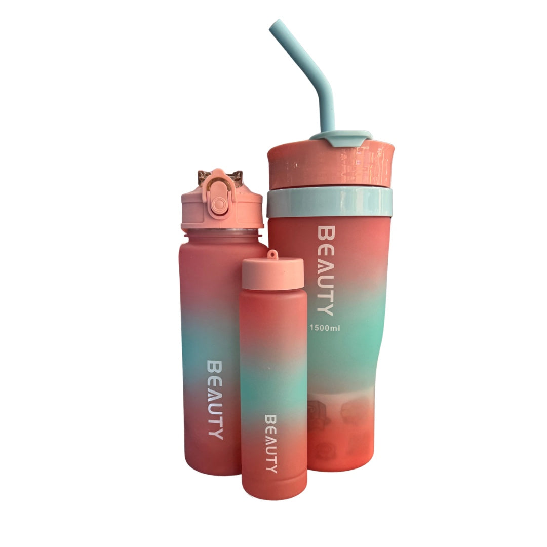 Pack de 3 botellas con pitillo 🔥
